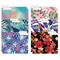 Better Office Products Decorative File Folders, 6 Designs, 9.5 x 11.5in. 1/3 Cut Tab, Tropical Floral Designs, 12PK 80018 - alternate 1
